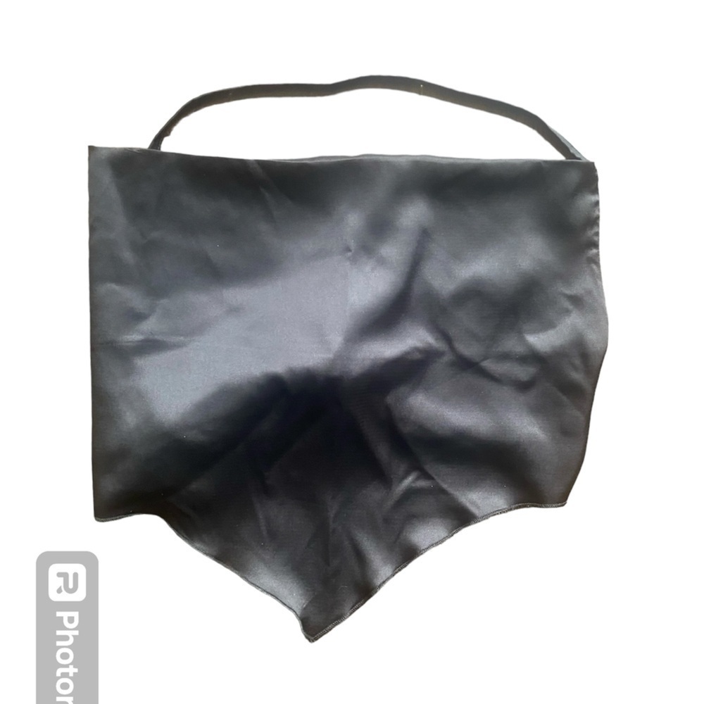 SHEIN Black Bandanna Top XS